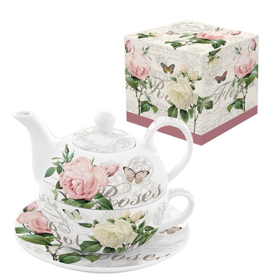 Easy Life Jardin Botanique Porcelánová konvička s hrnkem 350 ml