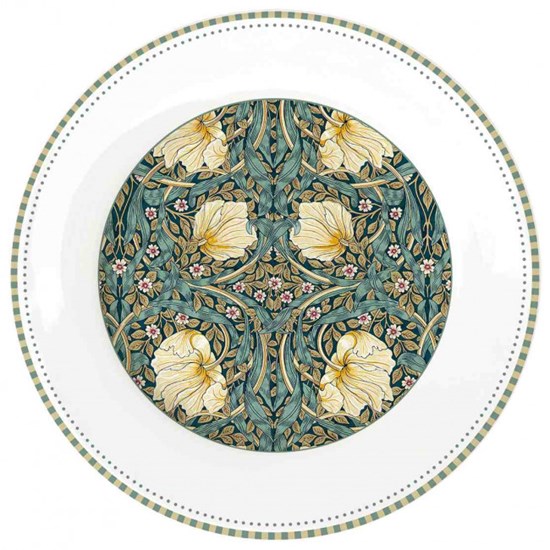 Easy Life William Morris Black Porcelánový dezertní talířek 19 cm