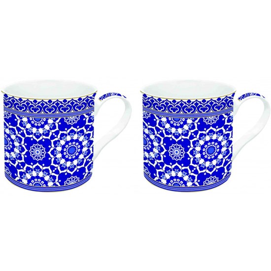 Easy life Azulejo Porcelánové hrnky Blue 2 x 300 ml