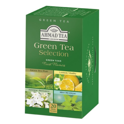 Ahmad Tea Green Selection Výběr zelených čajů 20 x 2 g