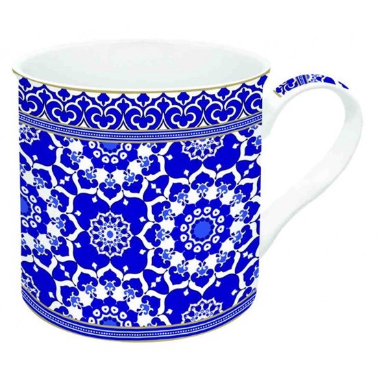 Easy Life Azulejo Porcelánový hrnek Blue 300 ml