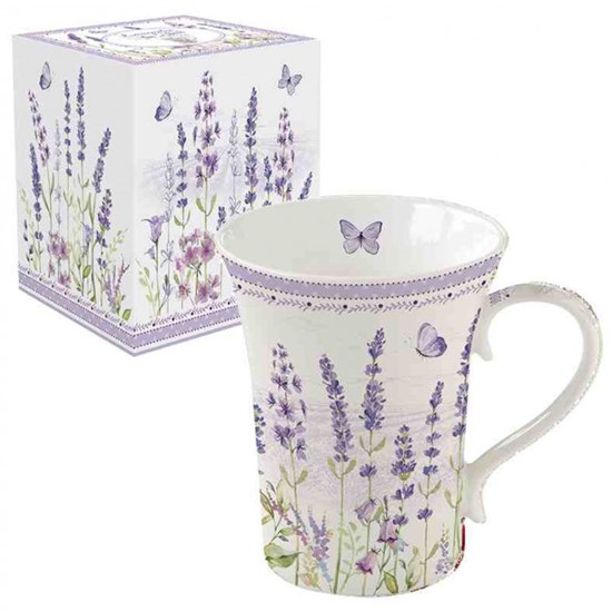 Easy Life Lavender Field Porcelánový hrnek 360 ml