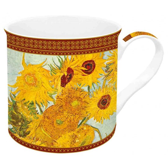 Easy Life Porcelánový hrnek Vase With Twelve Sunflowers 300 ml