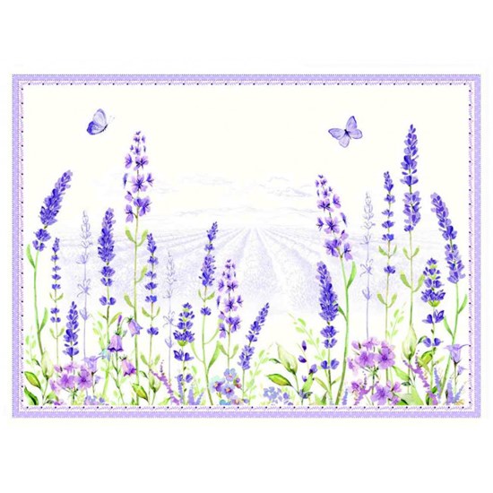 Easy Life  Lavender Field Korkové prostírání 40 x 30 cm