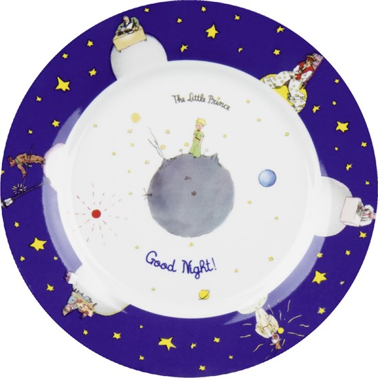 Könitz Malý princ Good Night Porcelánová sada hrneček, miska a talíř