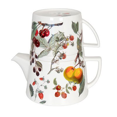 Könitz My Favourite Tea Fruits Porcelánová konvička a hrnek 650 ml