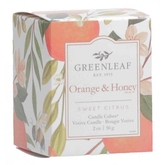 Greenleaf Orange & Honey Votivní svíčka 56 g