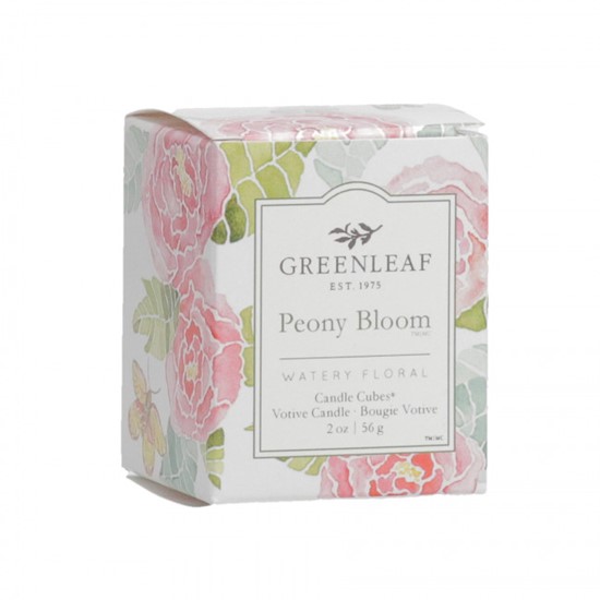 Greenleaf Peony Bloom Votivní svíčka 56 g