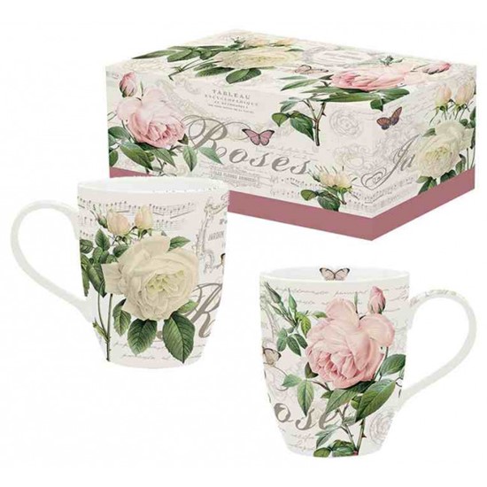 Easy Life Jardin Botanique Sada porcelánových hrnků 2 x 350 ml