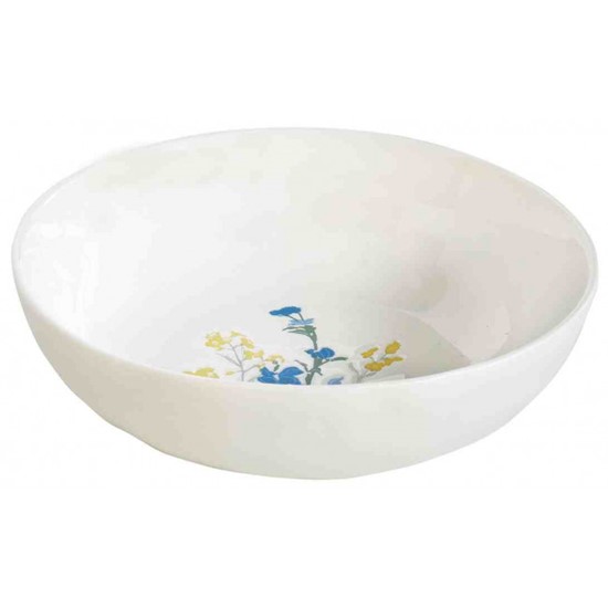 Easy Life Mille Fleurs Porcelánový polévkový talíř Yellow 18 cm