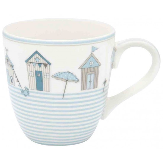 GreenGate Ellison Pale Blue Dětský porcelánový hrnek 200 ml