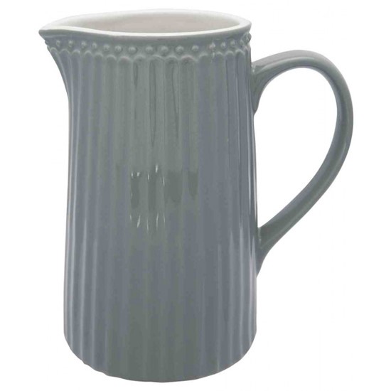 GreenGate Alice Stone Grey Keramický džbán 1000 ml