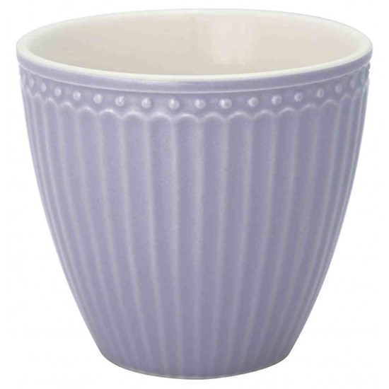 GreenGate Alice Lavender Keramický pohárek na latté 300 ml