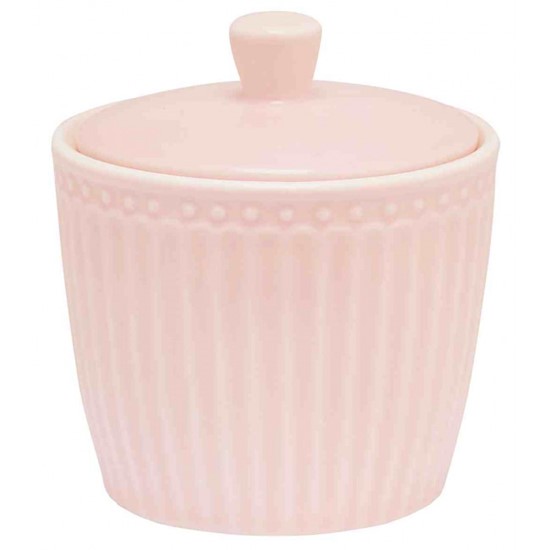 GreenGate Alice Pale Pink Porcelánová cukřenka 120 ml