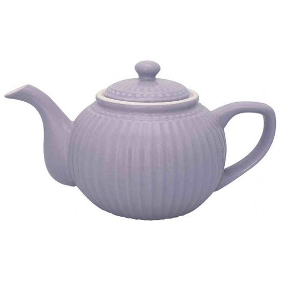 GreenGate Alice Lavender Porcelánová konvice 1000 ml