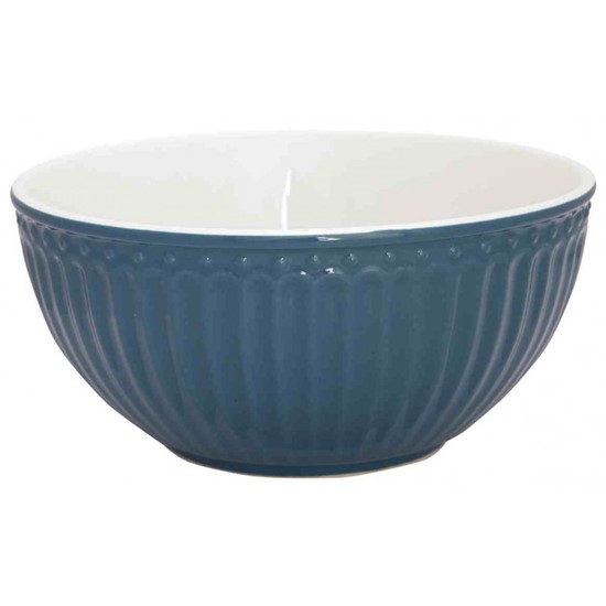 GreenGate Alice Ocean Blue Porcelánová miska 14 cm