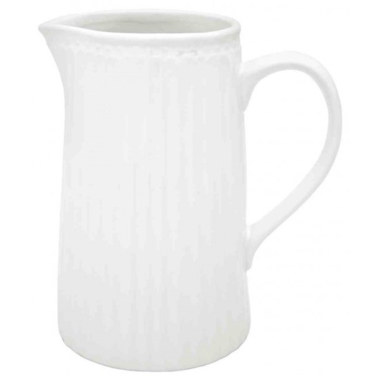 GreenGate Alice White Porcelánový džbán 1000 ml