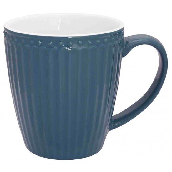 GreenGate Alice Ocean Blue Porcelánový hrnek 300 ml