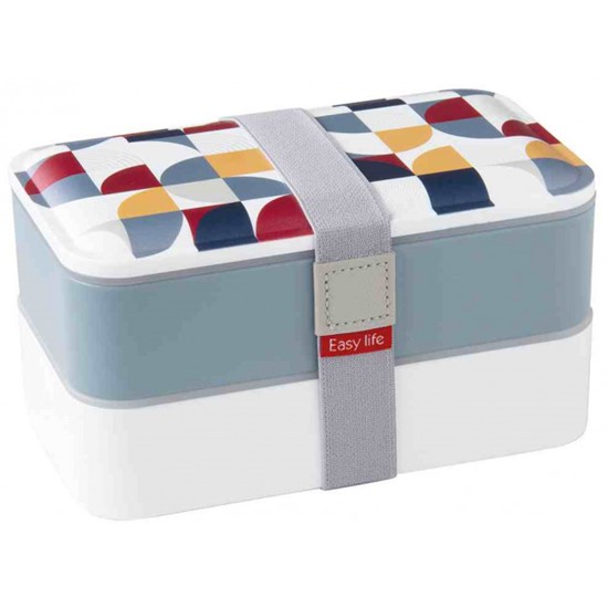 Easy Life Geometric Svačinový box 2 velký 1000 ml