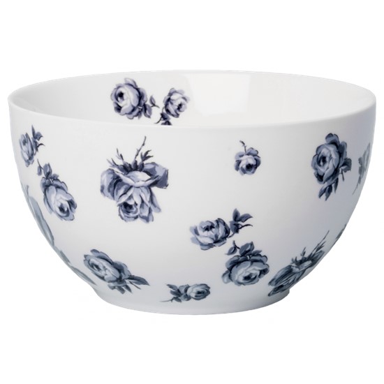 Katie Alice Vintage Indigo Porcelánová miska Floral velká 15 cm