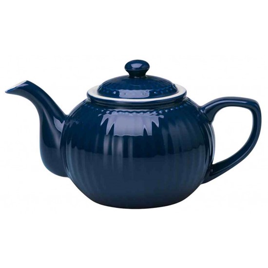 GreenGate Alice Porcelánová konvice Dark Blue 1000 ml