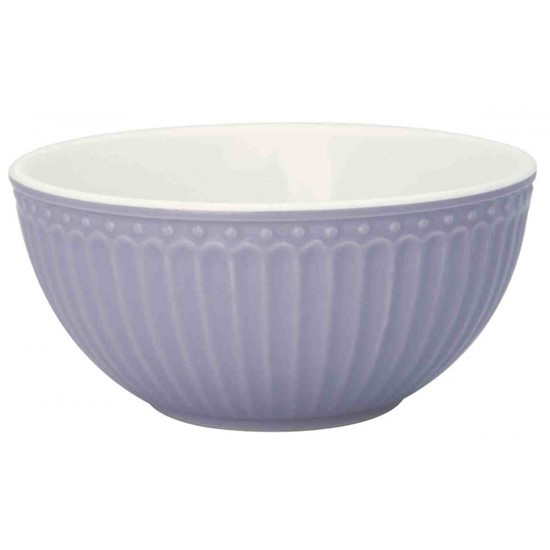 GreenGate Alice Porcelánová miska Lavender 14 cm