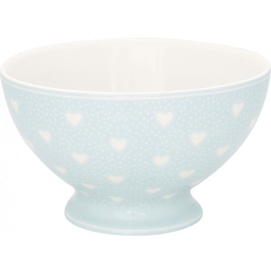 GreenGate Penny Porcelánová polévková miska Pale Blue 15 cm