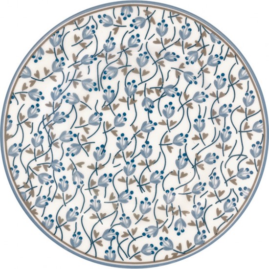GreenGate Addison Porcelánový dezertní talíř White 15 cm