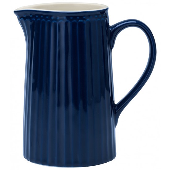 GreenGate Alice Porcelánový džbán Dark Blue 1000 ml