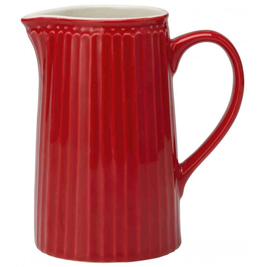 GreenGate Alice Porcelánový džbán Red 1000 ml