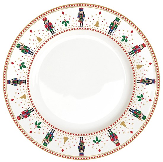Easy Life Nutcracker Porcelánový jídelní talíř 26,5 cm