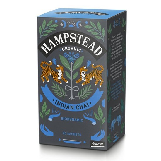 Hampstead  Černý čaj s kořením Chai bio 20 x 2 g