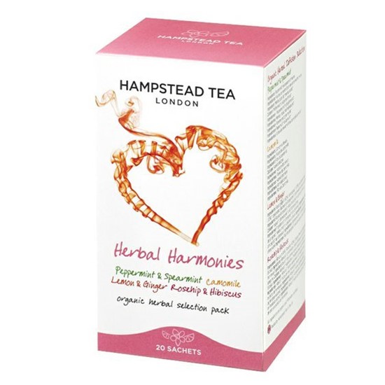 Hampstead Výběr bylinných a ovocných čajů Bio 20 ks