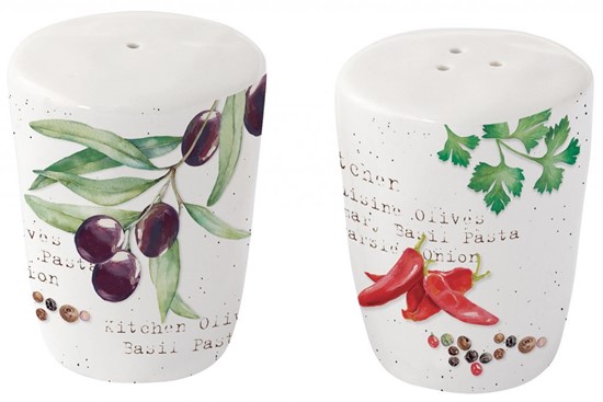 Easy Life Home & Kitchen Porcelánová slánka a pepřenka