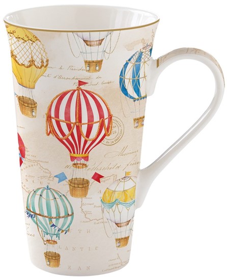 Easy Life Air Balloons Porcelánový hrnek velký 600 ml