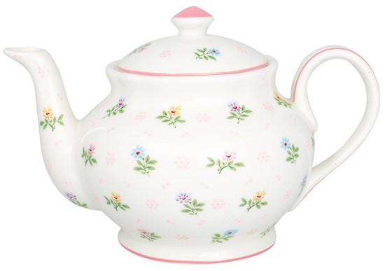 GreenGate Cilja Porcelánová konev White 1000 ml