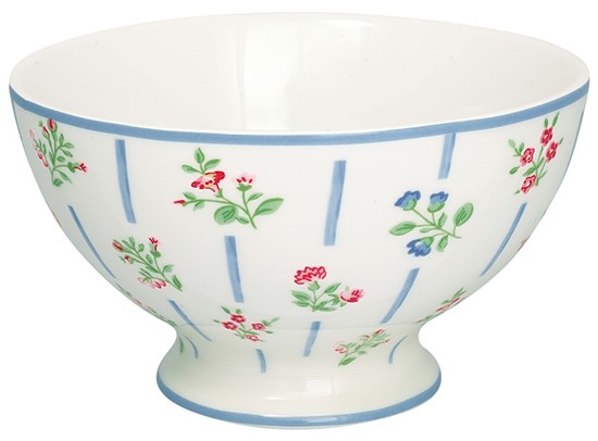 GreenGate Hannah Porcelánová polévková miska White 15 cm