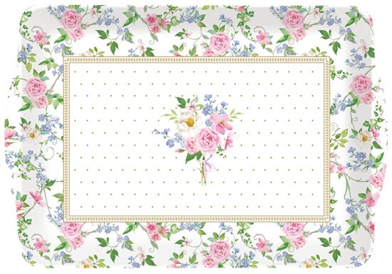 Easy Life Garden Joy Plastový tác 33 x 22 cm