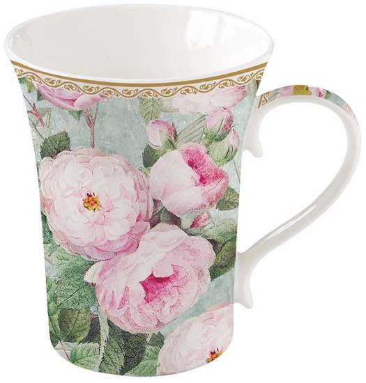 Easy Life Roses In Bloom Porcelánový hrnek 360 ml
