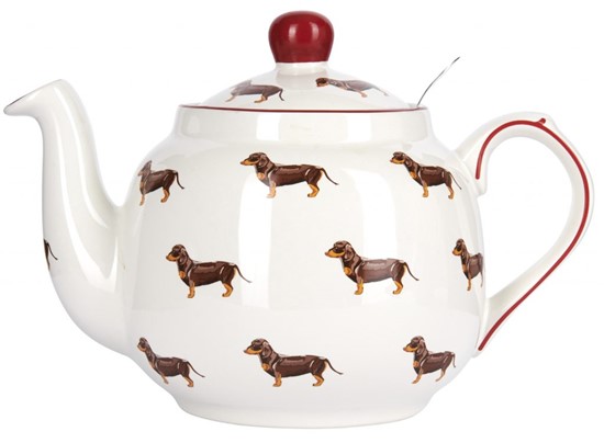 Kitchen Craft Čajová konev Farmhouse Dog 1200 ml