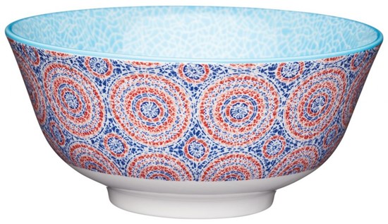 Kitchen Craft Keramická miska Mosaic Blue 15,7 cm