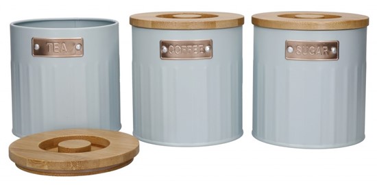 Kitchen Craft New From Kitchencraft Sada plechových dóz 3 ks