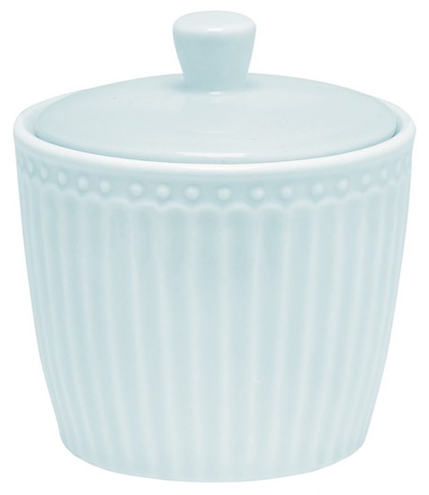 GreenGate Alice Porcelánová cukřenka Pale Blue