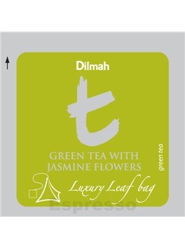 Dilmah T-series Green Tea With Jasmine Flowers Zelený čaj s květy jasmínu 50 x 2 g