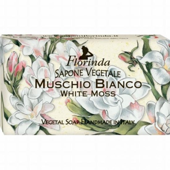 La Dispensa Florinda Muschio Bianco Italské přírodní mýdlo Bílý mošus 100 g