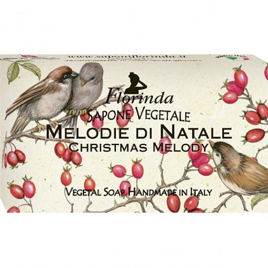 La Dispensa Florinda Melodie Di Natale Italské přírodní mýdlo Vánoční melodie 100 g