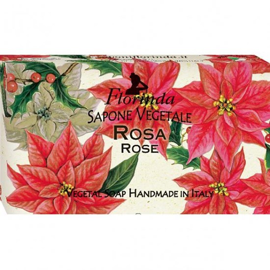 La Dispensa Florinda Rosa Italské přírodní mýdlo 100 g