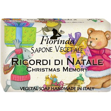 La Dispensa Florinda Ricordi Di Natale Italské přírodní mýdlo Vánoční vzpomínka 50 g