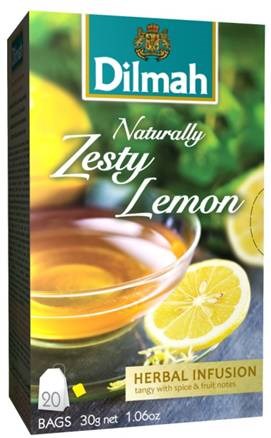 Dilmah Ovocný čaj Naturally Zesty Lemon Alu 20 x 1,5 g