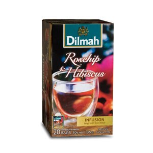 Dilmah Bylinný čaj Šípek a ibišek Alu 20 x 1,5 g